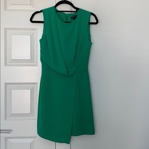 Topshop Green Mini Dress